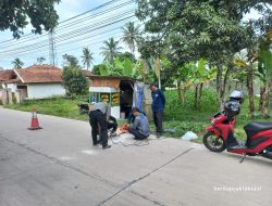 Pemasangan Speed Bump di Area Sekolah oleh Dishub Untuk Mengurangi Kecelakaan Lalu lintas