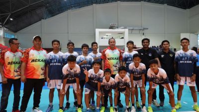 Buka Pertandingan Voli Antar SMP Negeri se-Kota Bekasi, Tri Adhianto Fokuskan Cari Bibit Atlet Voli Untuk Kota Bekasi