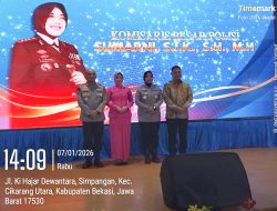 Tongkat Estafet Kepemimpinan Kapolres Metro Bekasi dari Kombes Mustofa kepada Kombes Sumarni, Melanjutkan dan Meningkatkan Prestasi dan Pelayanan Publik