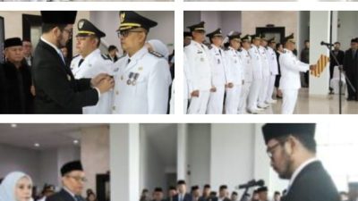 Rotasi dan Mutasi 191 Pejabat, Resmi Dilantik Bupati Jeje Ritchie Ismail