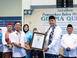 Pemkot Bekasi Raih Rekor Muri Libatkan Ribuan Orang Membaca dan Tulis Mushaf Quran