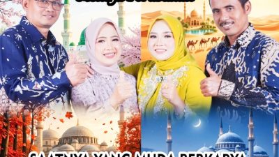 Jelang Pilkades, Pasangan Muda Markim -Darta, Siap Majukan Desa Sukaringin