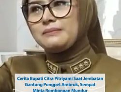 Kesaksian Bupati Pangandaran Citra Pitriyami Saat Detik Detik Putusnya Tali Sling Jembatan Gantung Pongpet