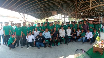 Ratusan Pemuda Sukaringin Deklarasikan Dukungan untuk Bacalon Kades MD