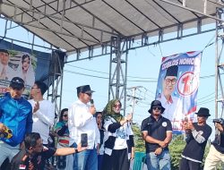 Antusiasme Warga Warnai Kampanye Calon Kades Muktiwari Bahrudin di Ajang Gebyar Senam Sehat di Perumahan LBS 2